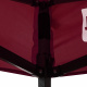 Aga Prodajna stojnica brez stranic 2x2 m Temno rdeča