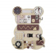 Aga4Kids Montessori lesena tabla Medved