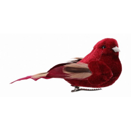 Vinske ptice na sponki za božično drevo okras