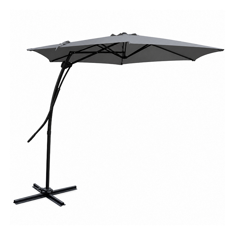 Linder Exclusiv Vrtni senčnik MC2006 350 cm Temno siv