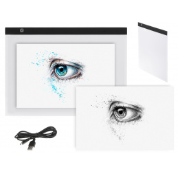 Aga LED osvetljena risalna tabla A3