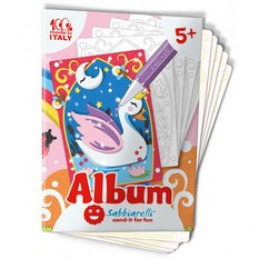 SABBIARELLI Čarobne peščene pobarvanke Magic World 5+