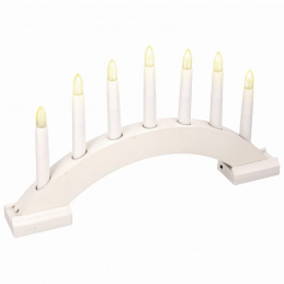 Božični svečnik 7 LED - časovnik