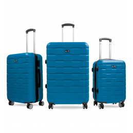 Aga Travel Komplet potovalnih kovčkov MR4658 Temno Turkizna