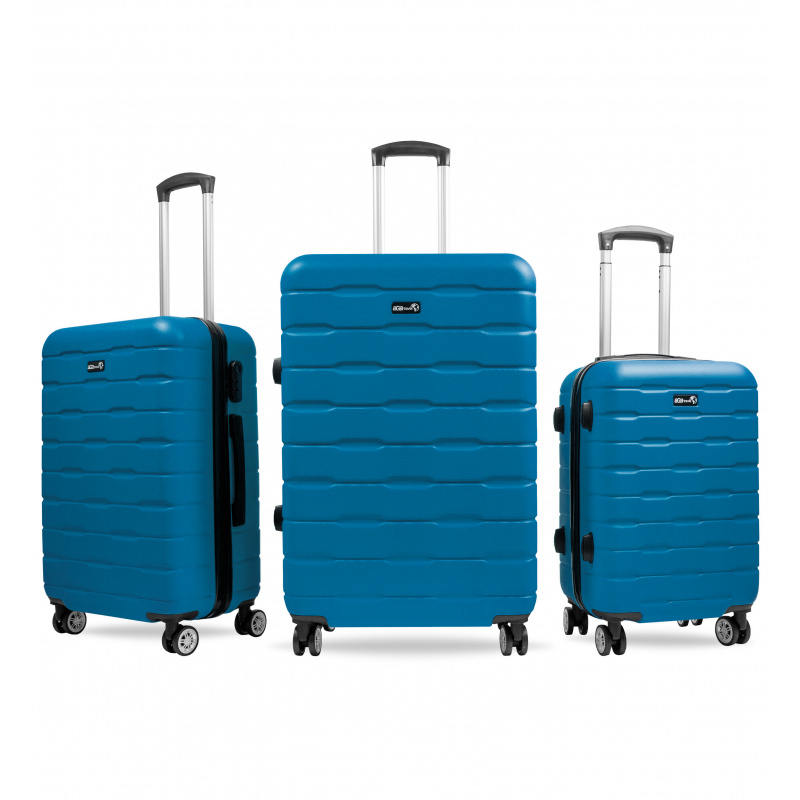 Aga Travel Komplet potovalnih kovčkov MR4658 Temno Turkizna