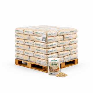 Dřevěné pelety TOP ENplus A1 525 kg