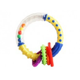 POUPY Grizalo z ropotuljico 4m+