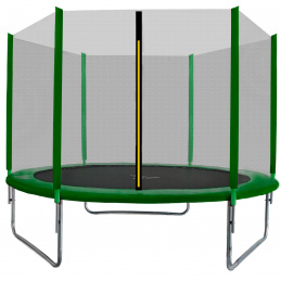 Aga SPORT TOP Trampolin 220 cm Temno Zelena + zaščitna mreža