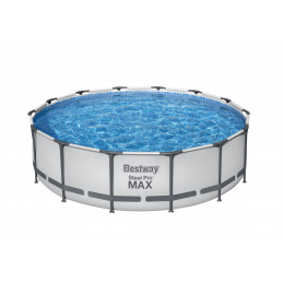Steel Pro MAX 427x107 Siva 14FT BESTWAY 5in1 Rack Pool + dodatki