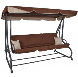 Aga Vrtna gugalnica XXXL COMFORT LUX Temno rjava