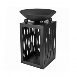 Linder Exclusiv Prenosno kurišče 45 cm z rezervoarjem za drva