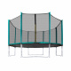 Aga SPORT PRO Trampolin 366 cm Temno zelena + zaščitna mreža + lestev