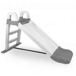 Doloni Tobogan z ročajem 140 cm Belo-siva