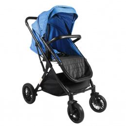 Aga Športni voziček Črno/Modra
