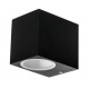 LED zunanja svetilka B7157 - GU10 - 9 x 8 x 6,5cm - črna - IP44