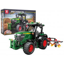 Set kock Traktor Zeleni + Dodatki 1828 kos.
