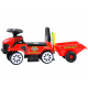 TRAKTOR Poganjalec s prikolico ZA3746 - Rdeč
