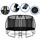 Aga SPORT EXCLUSIVE Trampolin 500 cm Črna + zaščitna mreža + lestev