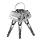 Trezor z mehansko ključavnico 230x170x170mm črna ISO 8800