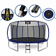 Aga SPORT EXCLUSIVE Trampolin 430 cm Temno modra + zaščitna mreža + lestev