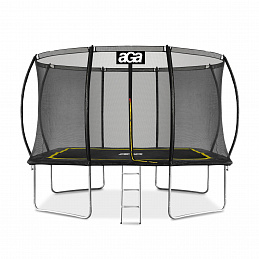 Aga Pravokotna trampolina 244x335 cm Črna/Rumena 6SAF044 - II. KAKOVOST