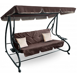 Aga Vrtna gugalnica 2v1 GRANDLUX XXL Temno rjava