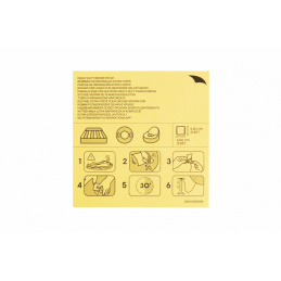 Set 10 popravnih obližev za PVC tkanine 6,5x6,5 cm BESTWAY