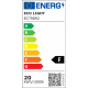 LED stropna svetilka črna TOR-202C - IP65 - 20W - nevtralna bela