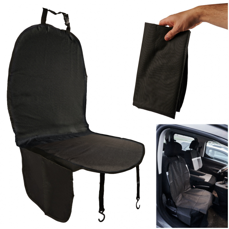 Aga Zaščitna prevleka za pse za sprednji sedež avtomobila Črna