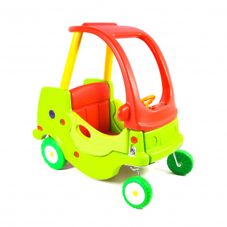 Aga Otroški poganjalec avto DS3902 Zeleno/rdeče