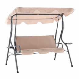 Aga Vrtna gugalnica 170x110x153 cm Bež