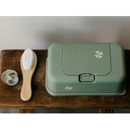 Škatla za robčke FUNKYBOX Zelena s štiriperesno deteljico