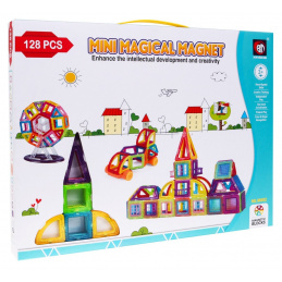 Ogromen komplet magnetnih kock 128 kosov