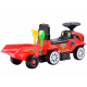 TRAKTOR Poganjalec s prikolico ZA3746 - Rdeč