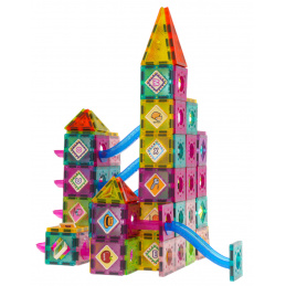 Magnetne Kocke Grad Kroglična Steza 139 kos.