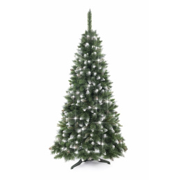 Aga Božično drevo Bor 150 cm Crystal srebrna
