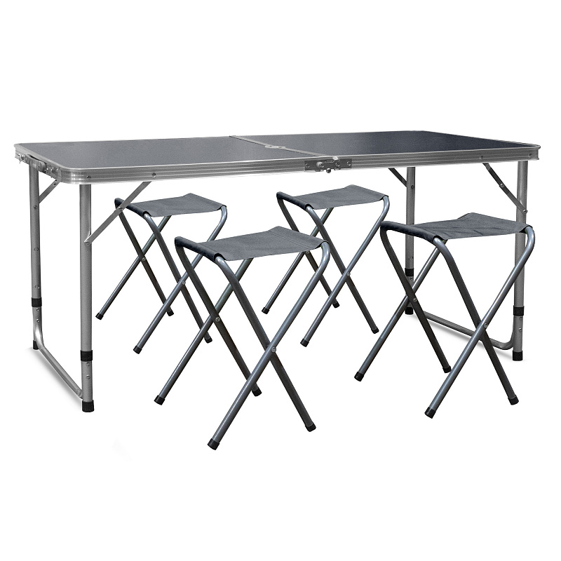 Aga Kamping zložljiv set siv 6DAZ580 - II. KAKOVOST
