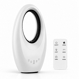 Aga Brezlopatični talni ventilator Beli