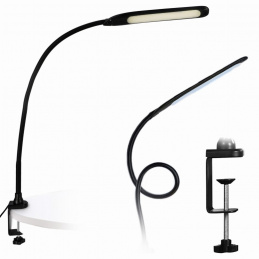 Črna LED namizna svetilka