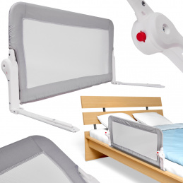 Aga Varnostna ograja za postel 150 cm siva