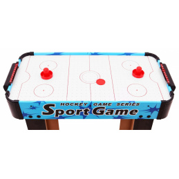 Otroški Air Hockey Blue + MDF miza + Zračni puhalniki + Gobasti diski