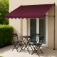 Aga Teleskopska tenda 350x120 cm Vinsko rdeča