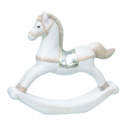 Keramični konj kot božični okras za postavitev