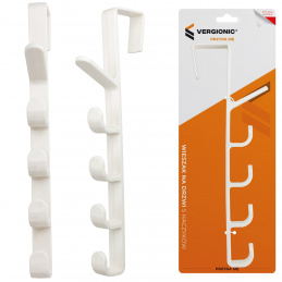 Obešalnik za vrata - 5 kavljev