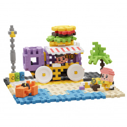 Marioinex MINI WAFFLE Food truck 148 kos