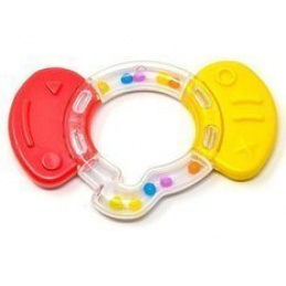 POUPY Ropotuljica z grizalom 3m+ Slon