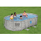 BESTWAY Power Steel Swim Vista bazen z oknom 427x250x100 14x8FT 7v1