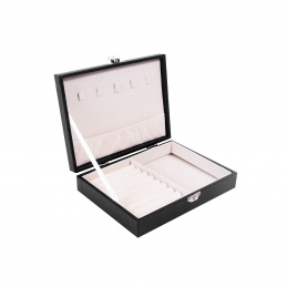 Aga Škatlica za nakit 20x15x5 cm Črna