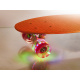 Aga Frisbee rolka za skateboard LED oranžna