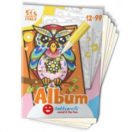 SABBIARELLI Pesek barvanke Živali Fantastic 12+